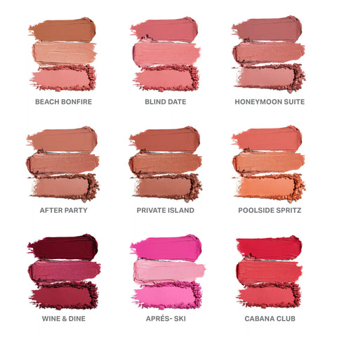 Cheek Thrills Multi-Finish Face Trio 9-Piece Collection